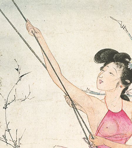 松滋-胡也佛的仕女画和最知名的金瓶梅秘戏图